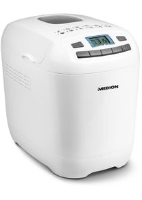 Medion® Brotbackautomat »Md 18636 / 50063510«, 12 Programme, 650 W weiß, 650W Leistung