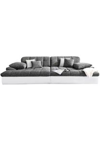 Mr. Couch Big-Sofa »Biarritz«, Wahlweise Mit Kaltschaum (140kg Belastung/Sitz) Und Rgb-Beleuchtung grau, Größe B/H/T: 318 cm x 85 cm x 133 cm...