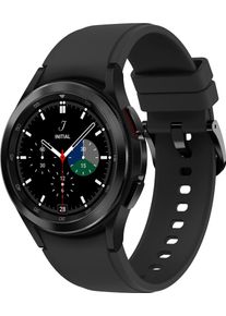 Samsung Smartwatch »Galaxy Watch 4 Classic-42mm Bt«, (Wear Os By Google Fitness Uhr, Fitness Tracker, Gesundheitsfunktionen) schwarz, 3,04 cm /...