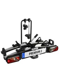 Eufab Kupplungsfahrradträger »Premium 2«, Abschließbar schwarz , Einfache Montage mit Schnellverschluss-System und abschließbar