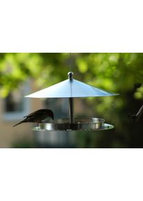 Dobar Vogelhaus »Silberglanz«, Øxh: 29X19,5 Cm silberfarben, Größe H: 19,5 cm H: 19,5 cm , Designer-Look aus glänzendem Edelstahl