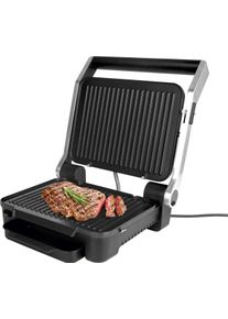 MAXXMEE Kontaktgrill » Kontakt-Grill Smart 2000w«, 2000 W grau, Saftiger Genuss ohne überschüssiges Fett