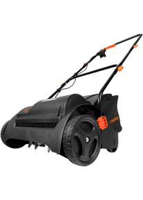 DELTAFOX Elektro-Vertikutierer / Lüfter »Dg-Esa 1231« schwarz , 1200 Watt Turbo-Power-Motor mit Überlastschutz