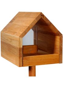 LUXUS-VOGELHAUS Vogelhaus, Bxtxh: 28X20X183 Cm, Mit Standbein braun, Größe B/H/T: 28 cm x 183 cm x 20 cm B/H/T: 28 cm x 183 cm x 20 cm , Aus...