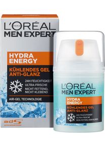 L'Oréal L'oréal Paris Men Expert Feuchtigkeitscreme »Hydra Energy Anti-Glanz«, Mit Matteffekt & Kühlender Wirkung; Ohne Fetten blau - 50 ml, Das...
