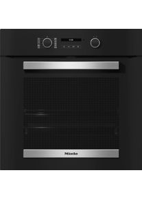 Miele Pyrolyse Backofen »Bp Active«, H 2467, Mit Vollauszug, Pyrolyse-Selbstreinigung schwarz, Klartextdisplay mit Bedienknebeln - EasyControl Plus