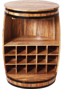 Sit Barschrank »Rustic«, Shabby Chic, Vintage beige, Größe B/H/T: 67 cm x 90 cm x 67 cm B/H/T: 67 cm x 90 cm x 67 cm , Rustikale Oberfläche mit...