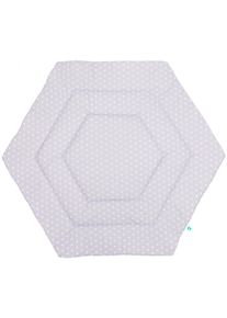 fillikid Laufgittereinlage »6-Eck Luxe, Cube Grey«, Made In Europe grau, Laufstalleinlage »6-eck Luxe, Cube Grey«