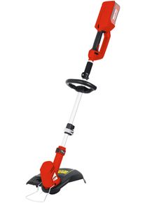 Grizzly Tools Akku-Rasentrimmer »Art 4032 Lion«, Ohne Akku Und Ladegerät silberfarben , Brush-Motor und automatische Fadennachstellung