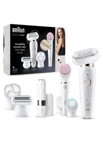 Braun Epilierer »Silk-Épil 9 Flex 9-105«, Kabellose Wet & Dry-Epilation, Breiter Kopf Mit 40 Pinzetten goldfarben, Langanhaltend: Sichere...