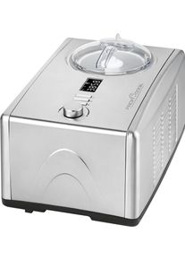ProfiCook Eismaschine »Pc-Icm 1091 N«, 160 W, Inox Kompressor 1,5l silberfarben, 2in1– Eiscremeautomat und Joghurtmaker in Einem