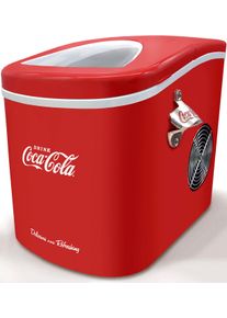 Salco Elektrischer Eiswürfelbereiter »Coca-Cola Seb-14cc« rot, ca. 12kg Eiswürfel in 24 Std.
