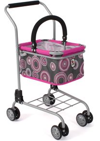Bayer Chic 2000 chic2000 Spiel-Einkaufswagen » Einkaufswagen, Hot «, Mit Abnehmbarem Einkaufskorb pink, Kindereinkaufswagen mit abnehmbarem Einkaufskorb