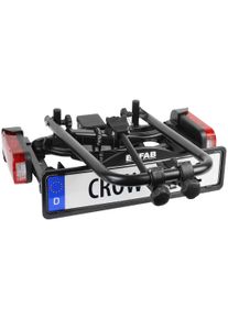 Eufab Kupplungsfahrradträger » 11569 Crow Basic«, E-Bike Geeignet schwarz , Zum Transport von 2 Fahrrädern auf der Anhängerkupplung
