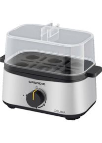 Grundig Eierkocher »Eb 8680«, Für 6 St. Eier, 400 W schwarz, Hochwertiger Edelstahlkorpus