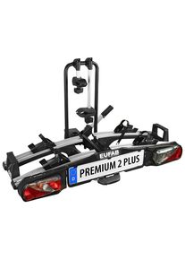 Eufab Kupplungsfahrradträger »Premium 2 Plus«, Abschließbar schwarz , Mit Schnellverschluss und Abklappmechanismus