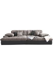 Mr. Couch Big-Sofa »Biarritz«, Wahlweise Mit Kaltschaum (140kg Belastung/Sitz) Und Rgb-Beleuchtung schwarz, Größe B/H/T: 318 cm x 85 cm x 133 cm...