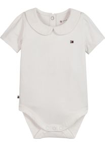 Tommy Hilfiger Strampler »Baby Tommy Body S/S«, Mit Bubikragen weiß, Größe 86 - N-Gr, Body von Tommy Hilfiger für Babys