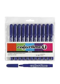 Creativ Company Colortime Tusch Markers Blue 12 pcs.