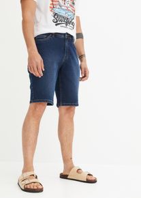bonprix Bermudy dżinsowe ze stretchem, Regular Fit (2 pary), niebieski, 50