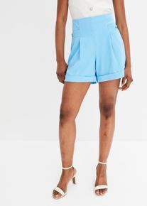bonprix Bermudy high-waist niebieski 34