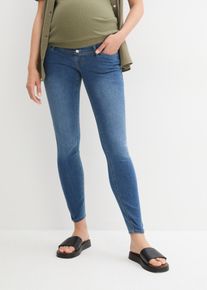 bonprix Dżinsy ciążowe SKINNY niebieski 34