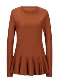 Heine, Damer, Pullover, Cognac, St&oslash;rrelse 48