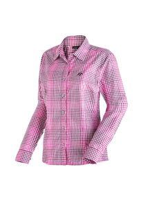 Maier Sports Funktionsbluse »Nanni«, Damen Bluse, langarm Karobluse für Outdoor und Freizeit