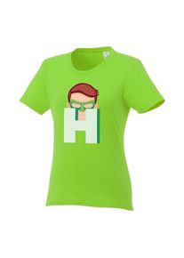 Objet publicitaire : T-shirt femme manches courtes Heros | Vert pomme | Personnalisable avec votre logo