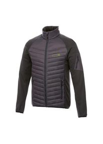 Objet publicitaire : Doudoune hybride homme Banff | Gris storm | Personnalisable avec votre logo