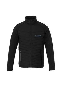 Objet publicitaire Doudoune hybride homme Banff | Noir | Personnalisable avec votre logo