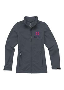 Objet publicitaire : Veste softshell femme Maxson | Gris storm | Personnalisable avec votre logo