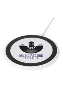 Objet publicitaire : Tapis de charge à induction Smack magnétique de 10 W | Noir | Personnalisable avec votre logo
