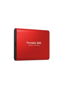 SSD mobile, extension et mise à niveau SSD mobile 2 To SSD portable, rouge, 2 To