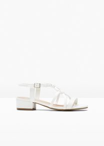 bonprix Femei Sandale alb 42
