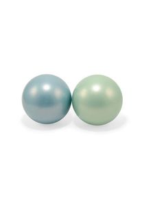 Magni - Balls plastic 2 in net green and blue - 15cm (3042)