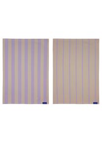 METTE DITMER - STRIPES tea towel, 2-pack - Sand