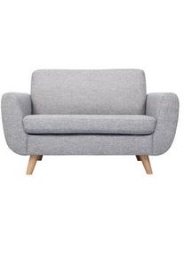 Miliboo Skandinavisches 2-Sitzer-Sofa grau PURE