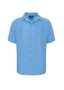 Antioch Hemd Herren blau Größe M Unifarben