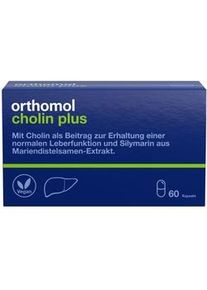 Orthomol Cholin Plus - zur Erhaltung einer normalen Leberfunktion mit Silymarin aus Mariendistel-Extrakt Kapseln 60 St 60 St Kapseln