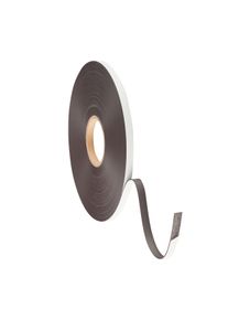 Magneetband, zelfklevend 12.7 mm | D - standaard lijm, ferriet, zwart