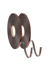 1 set - Magneetband met contradeel, zelfklevend C+D hoogwaardige lijm | 12.7 mm, ferriet, zwart