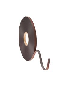 Magneetband, zelfklevend 12.7 mm | D - hoogwaardige lijm, ferriet, zwart