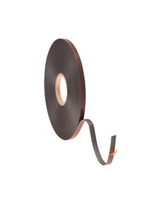Magneetband, zelfklevend 12.7 mm | C - hoogwaardige lijm, ferriet, zwart