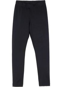 bonprix Legginsy ocieplane dziewczęce czarny 152/158