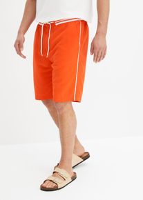 Strand-Bermuda mit Ripp-Bund, orange, Größe 50, bonprix