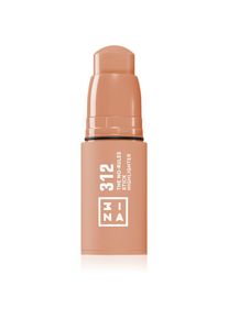 3INA The No-Rules Stick matita multifunzione per occhi, labbra e viso colore Highlighter 312 - Translucent rose gold 5 g