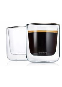 Blomus Thermoglas »NERO«, (Set, 2 tlg.), Doppelwandig, Inhalt 200 ml, 2-teilig