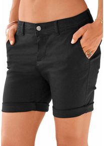 Lascana Bermudas, zum Krempeln, aus elastischer Baumwolle, kurze Hose, Shorts