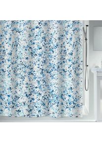 Rideau de douche Polyester vision 180x180cm Bleu & Blanc Spirella